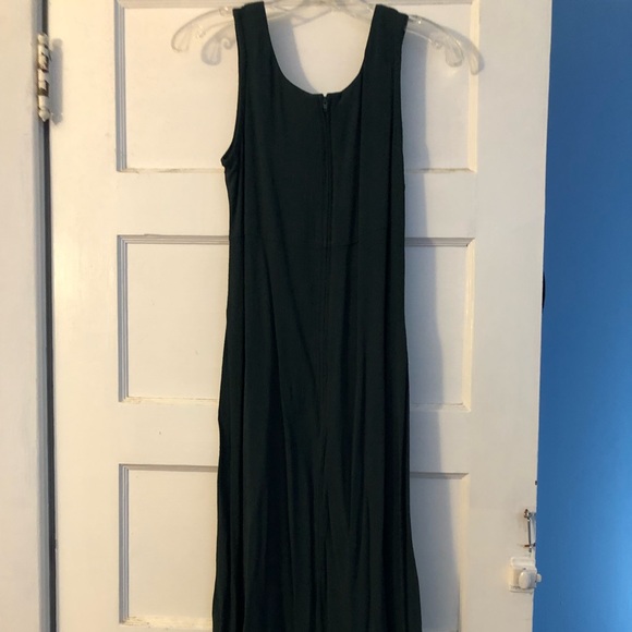 K Petite Green Dress & Jacket Set. 6P. Gauzy flowy lovely! - Picture 5 of 9